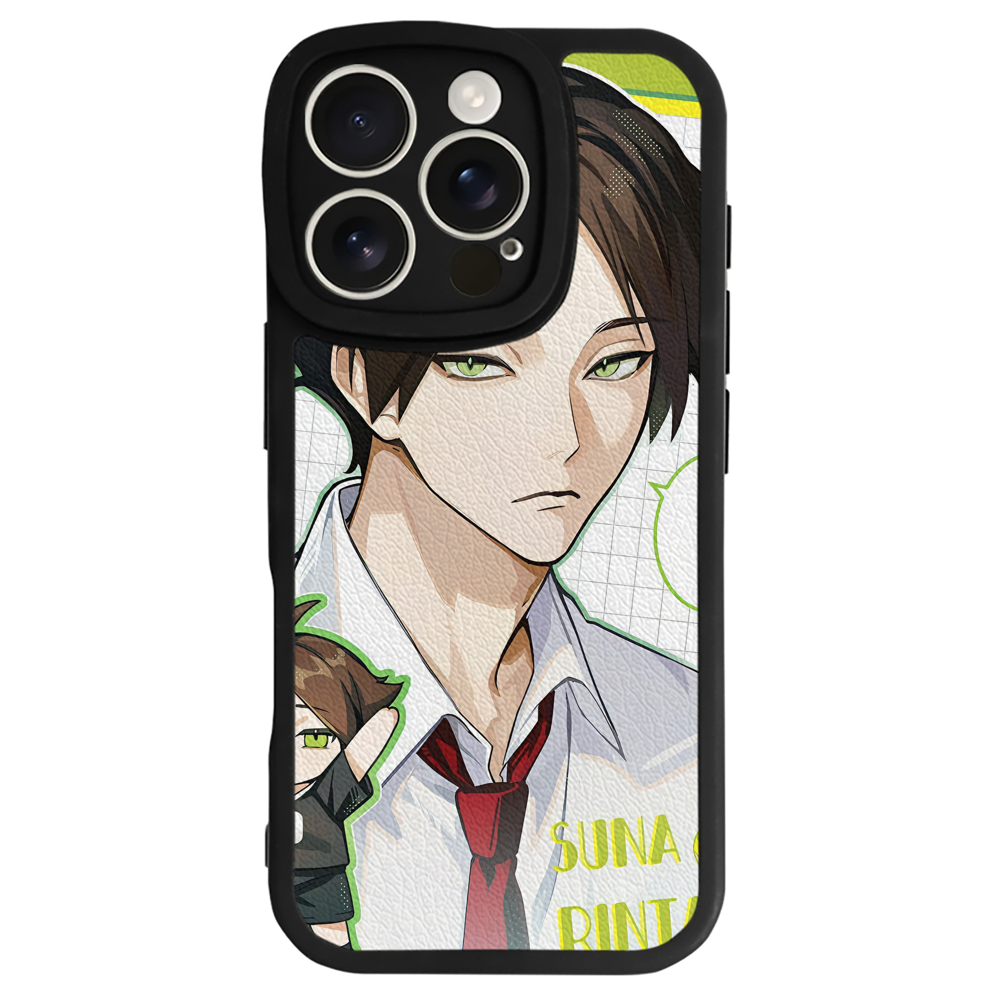 （画像用） ハイキュー!! Haikyu!! 【iPhone 16シリーズ対応】シリコンスマホケース（レザー調） 材質：シリコン